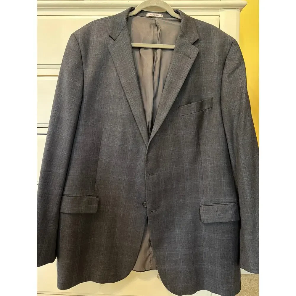 Hickey Freeman Men's Blazer 48 Long Old Money Luxury Corporate Office Sportcoat